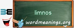 WordMeaning blackboard for limnos